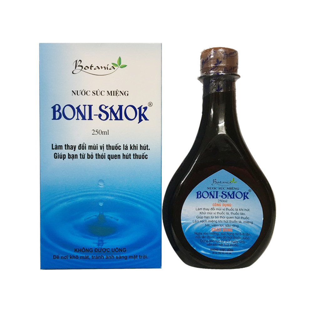 Nước súc miệng giúp bỏ thuốc lá Boni-Smok